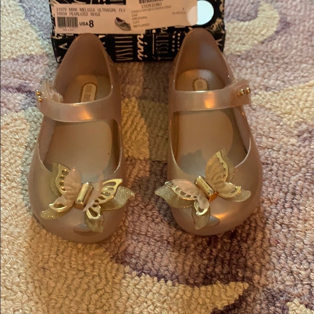 Mini Melissa Butterfly 🦋 Maryjane wedge size 8